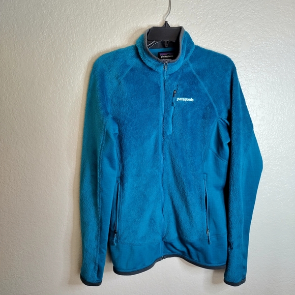 Patagonia Women's R2 fleece Full Zip Jacket Sz L - Picture 1 of 9